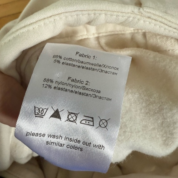 THOM KROM W St 319 sweatpants jogger styleTrousers Bone In White - Picture 7 of 14